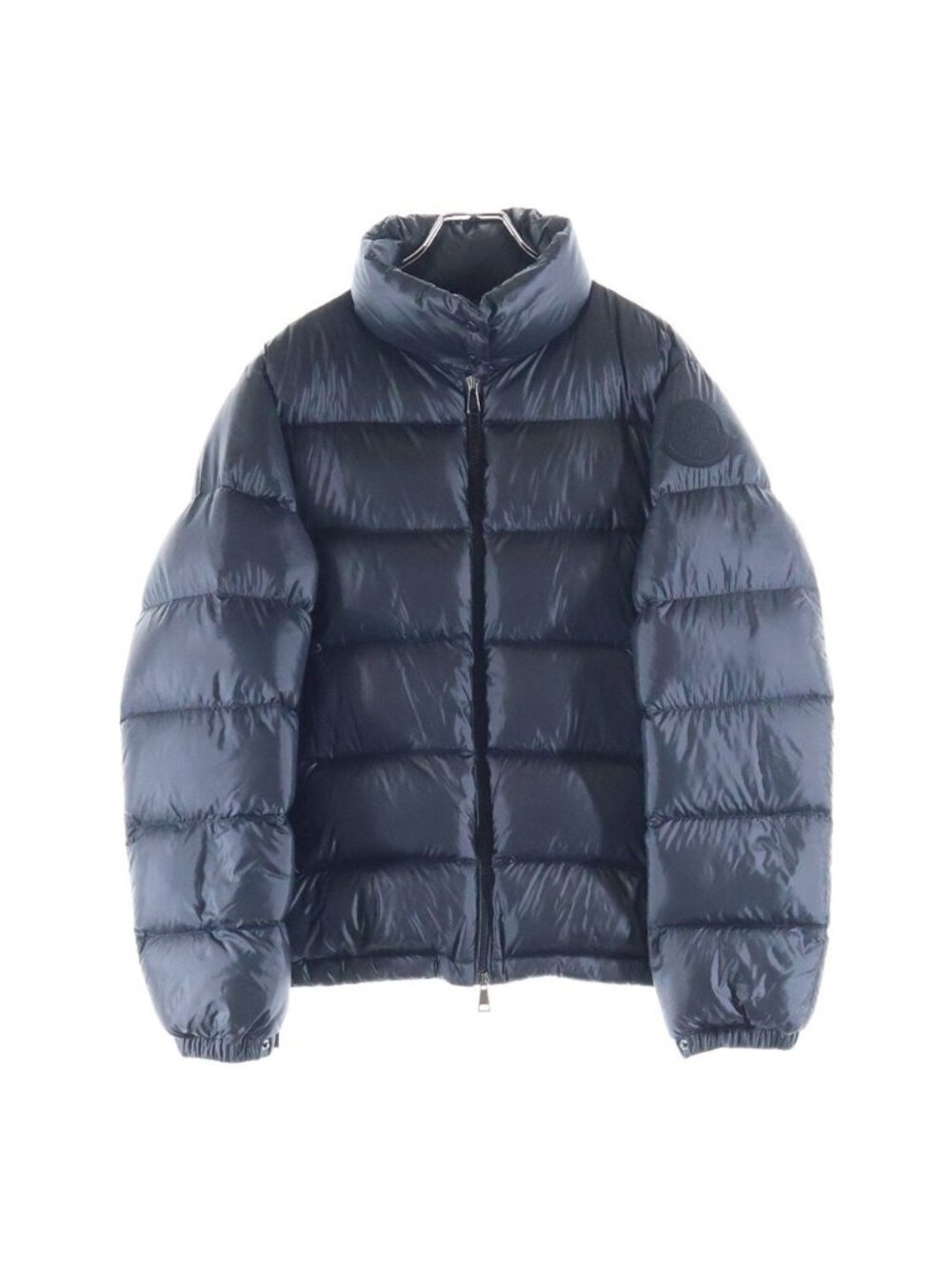 Moncler Copenhague Copenhagen Stand Collar Double Zip Puffa Down Jacket Black